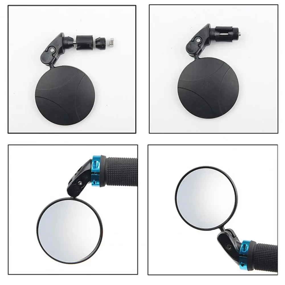 

Bike Rearview Mirror Convex Anti-glared Black 360 Rotation Handlebar Mirror for Bike Bicycle Handlebar