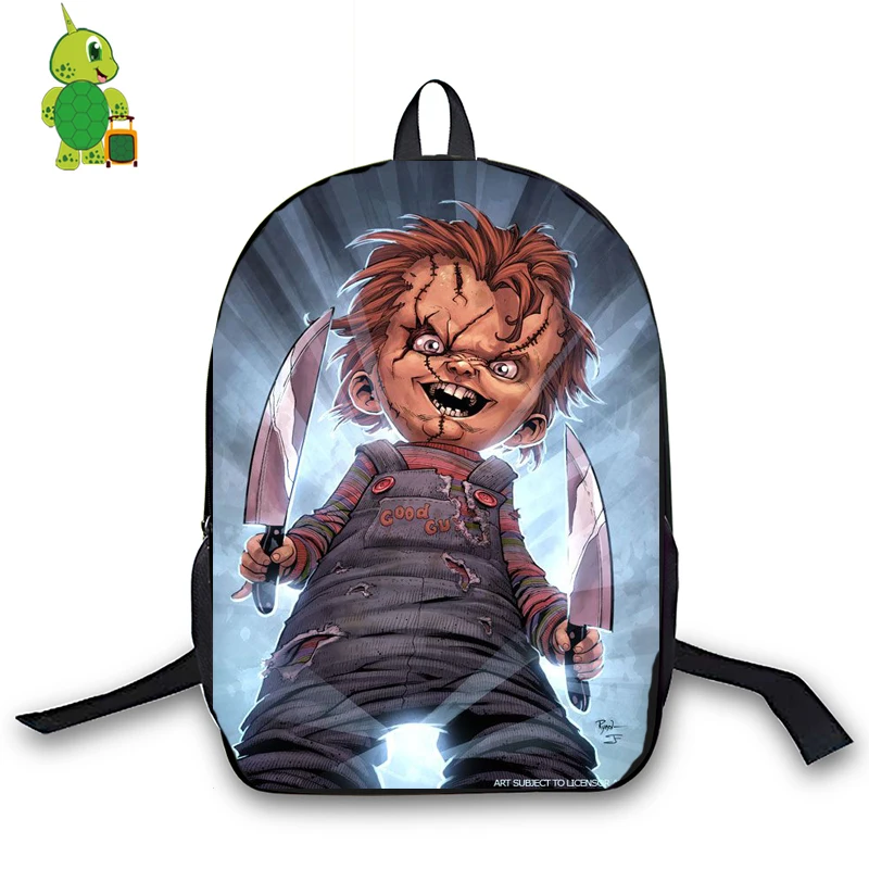 6 Ужасные убийцы рюкзак Чаки Джейсон, Фредди монашка печать школьные сумки для подростков студентов ежедневный Рюкзак Путешествия Рюкзак - Цвет: 6