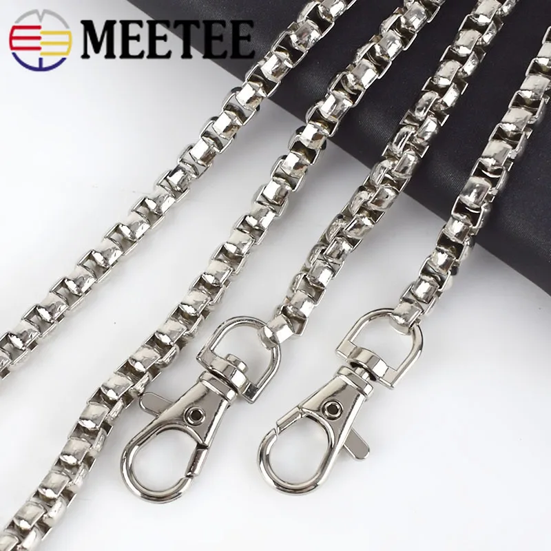 

2pcs 120cm Fashion Chain Shoulder Bag Metal Strap Accessories Handbag Chains Replace Handle Purse Straps Hardware Parts F7-32