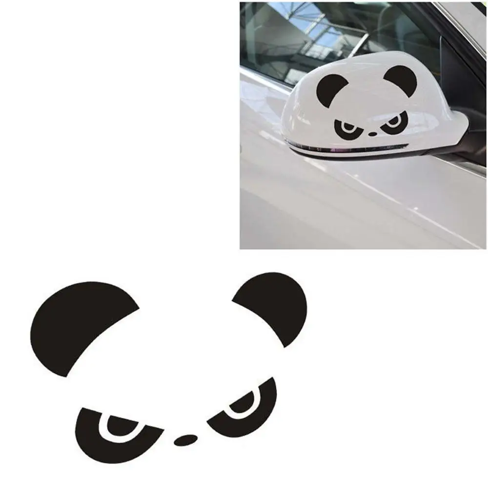 

Car Sticker Reflective Panda Pattern Rearview Mirror Car Body Styling Sticker Removable Waterproof Sticker