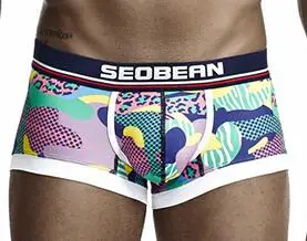 2 SEOBEAN, сексуальное мужское нижнее белье, calzoncillos, Мужская пижама, боксеры, calecon homme, нижнее белье, hombre slip - Цвет: 2