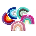 Детские игрушки-фиджеты TYRY.HU, радужные, без БФА, пустышка, ниппель для клипа, силиконовый Прорезыватель для зубов