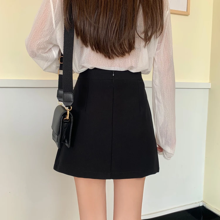 

High Waist Skirt Women Elegant Casual Vintage Slim Irregular A Line Skirts Womens Work Wear Streetwear Fashion y2k skirt