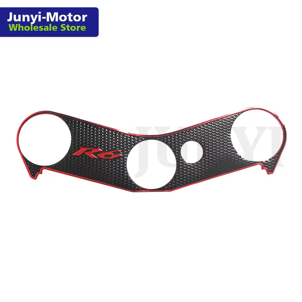 Мотоциклетная верхняя Тройная Зажимная наклейка на хомут для Yamaha YZF R6 YZFR6 YZF600 2006