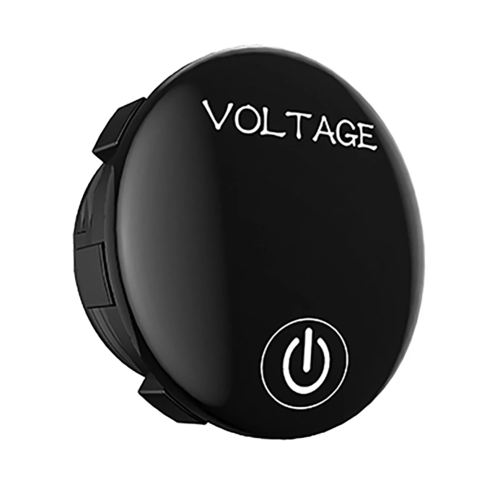 Car Motorcycle DC 5V-48V LED Panel Digital Voltage Meter Battery Capacity Display Voltmeter with Touch Switch | Автомобили и