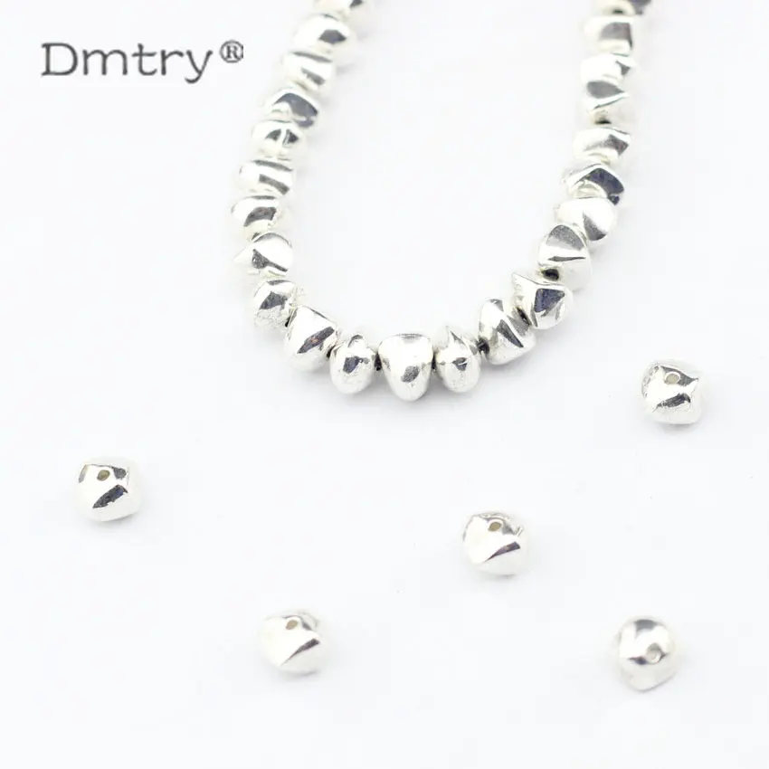 Dmпопробуйте 30 шт./лот дешевые серебряные бусины из сплава для изготовления