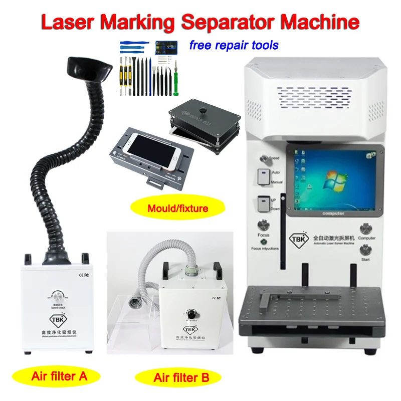 Автоматическая ЖК-машина для гравировки и маркировки логотипов iphone 8- 11pro max |