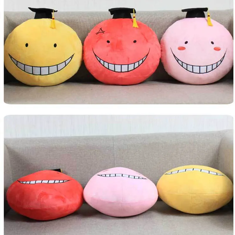 

30cm Anime Korosensei Koro Sensei Teacher Plush Stuffed Toys Assassination Classroom Kids Gift Toys For Children