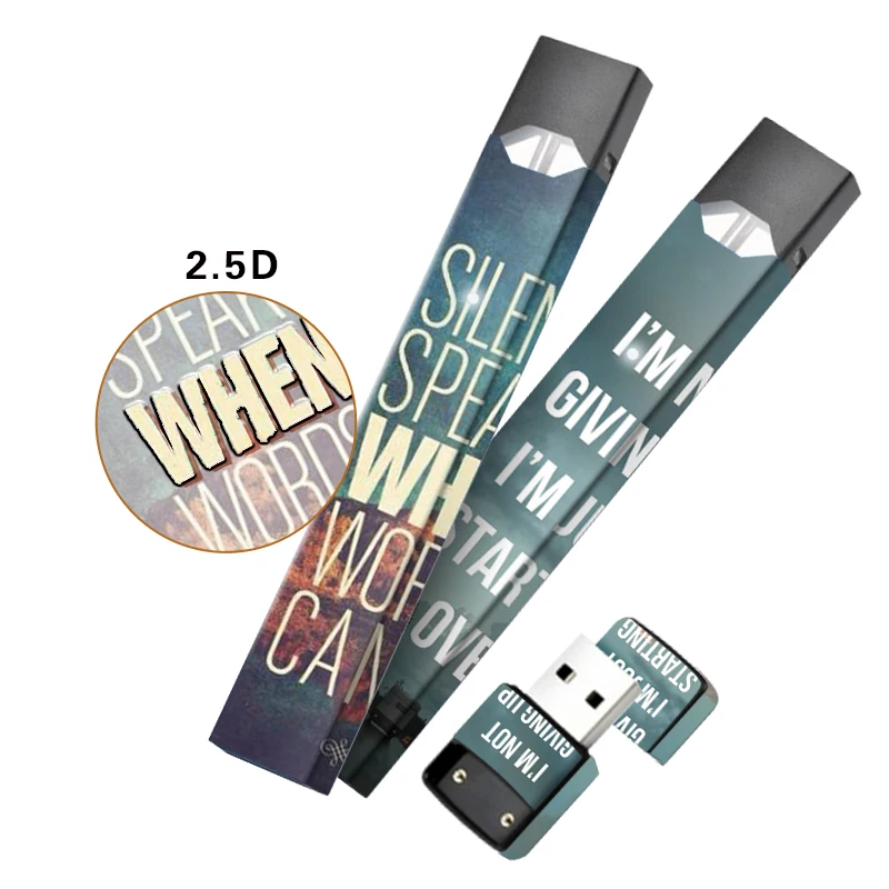 Волшебная Акула модная наклейка на электронную сигарету ПВХ пленка полная для Juul