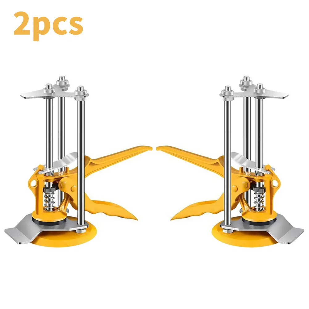 

2PCS Lifting Positioner Multi-Functional Tile Regulator Manual Arm Handheld Clamp Tools Wall Levelling Locator Tile Lifting