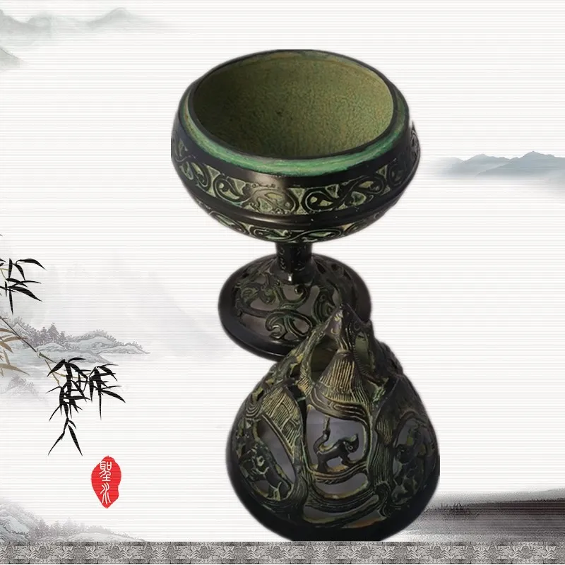 Китайские древние бронзы курильница Boshan предметы рукоделия и антиквариат