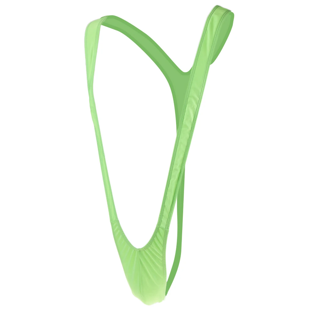 Мужские ярко-зеленые трусики-танга Borat Mankini |