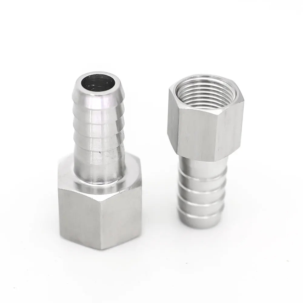 Нержавеющая сталь SS340 Женский BSP 1/8 &quot1/2&quot 1/4 &quotРезьбовая труба фитинг шланга