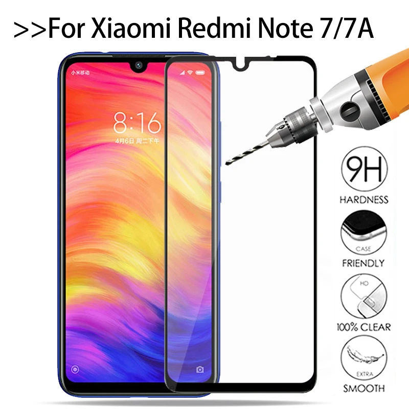 Защитное стекло для xiaomi redmi note 7 Защита экрана 7a закаленное xaomi red mi a note7 redmi7