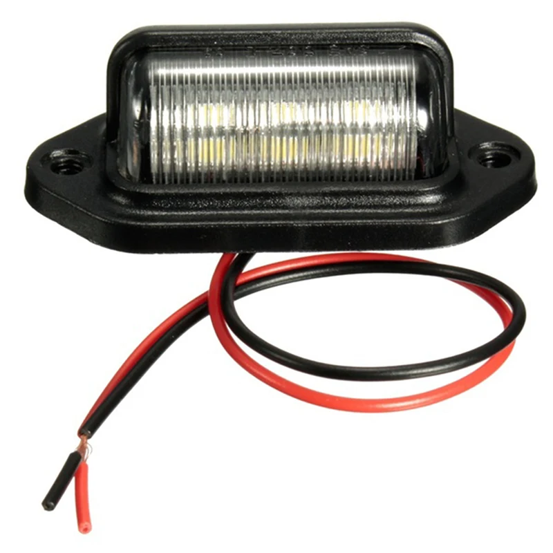 

1X 6LED номерной знак тег интерьер шаг светильник для лодки RV прицеп Caravan