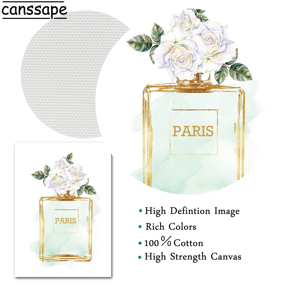 Красивый постер для духов модная Картина на холсте модный и принтов