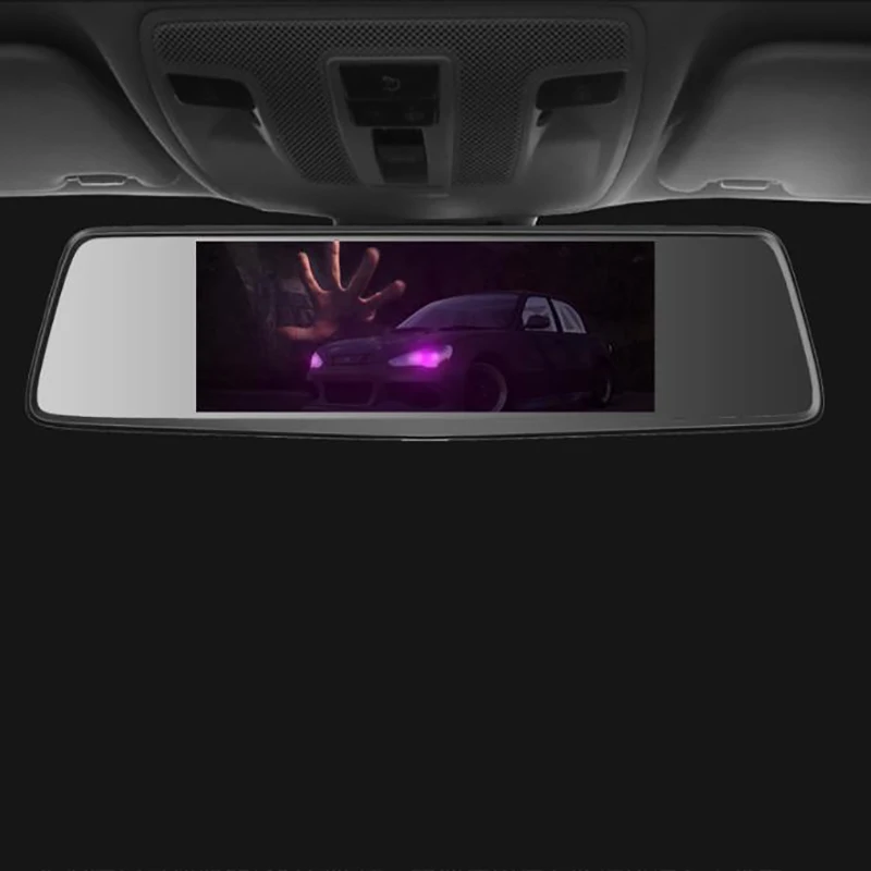 7 дюймов Full HD 1080P Видеорегистраторы для автомобилей Камера Авто Зеркало заднего