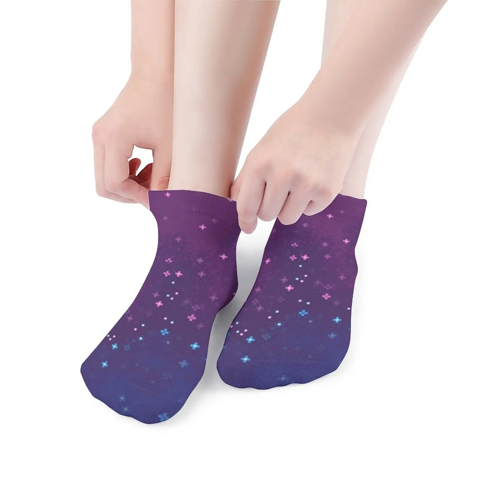 

Space Socks Schoolgirl Workout Socks No Slip Design Large Chemical Fiber Durable Socks