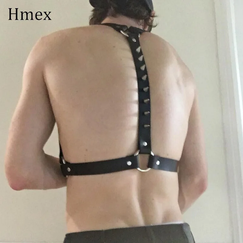 Мужской ремень в стиле панк модные ремни из искусственной кожи регулируемые