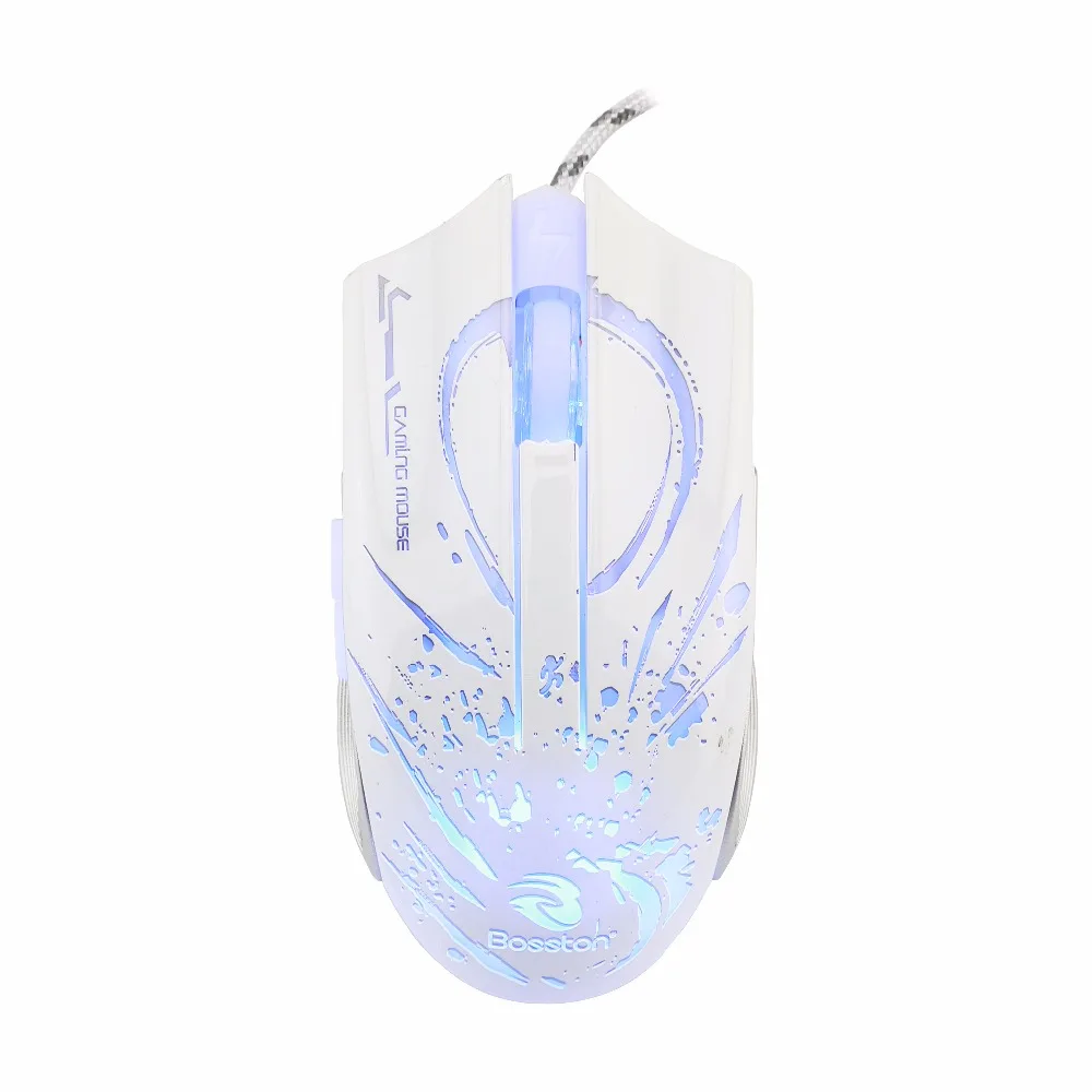 Bosston игровой Мышь usb проводом 6 кнопок 2400 Точек на дюйм оптический Компьютерной