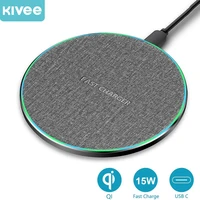 kivee 15w qi wireless charger for iphone 13 12 pro max mini qc 3 0 fast wireless charging for samsung fold 3 xiaomi mi 11 redmi