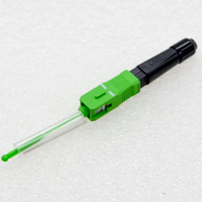 100 шт. Новый SC UPC/APC Волоконно оптический Быстрый Соединитель Telecom FTTH термоплавкий