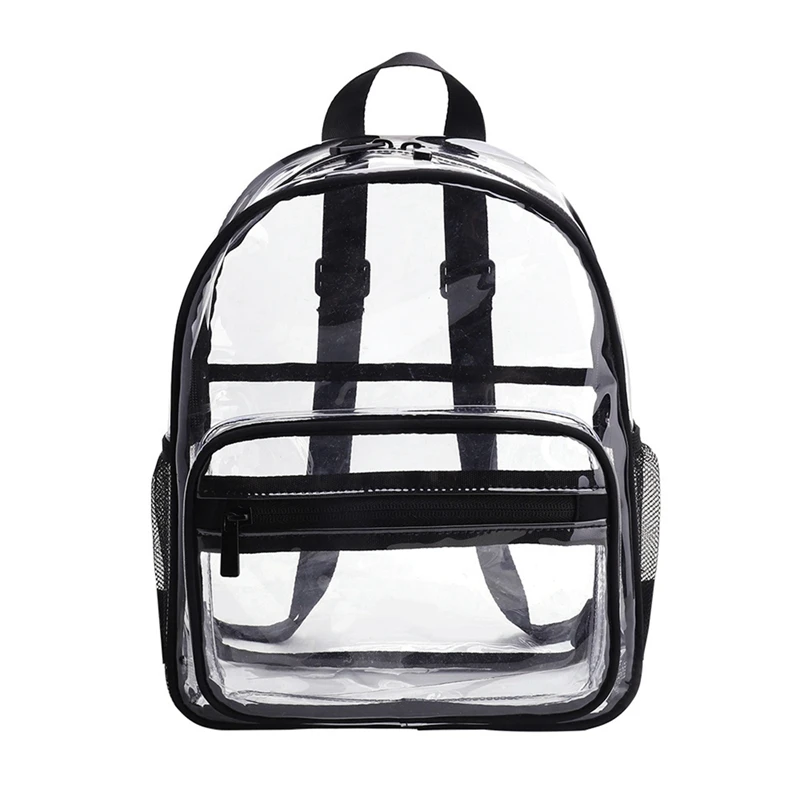 

Transparent Backpack Summer Leisure Pvc Backpack Jelly Bag Large Capacity Transparent Student School Bag