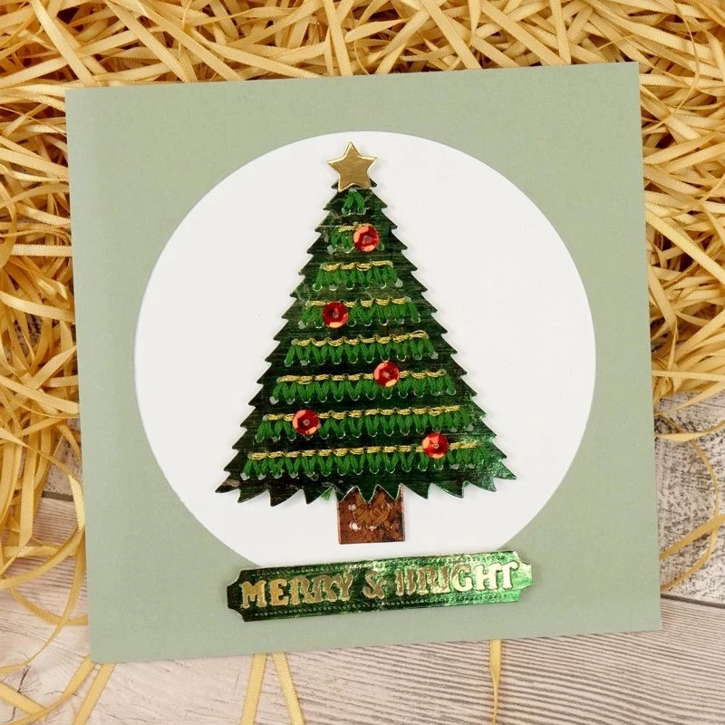 

Small Christmas tree metal cutting embossing knife die DIY card handicrafts scrapbook paper cutting process die punching die