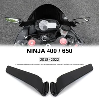 new rear mirrors motorcycle accessories rearview mirror side view mirrors for kawasaki ninja ninja 400 650 2018 2022 2021 2020