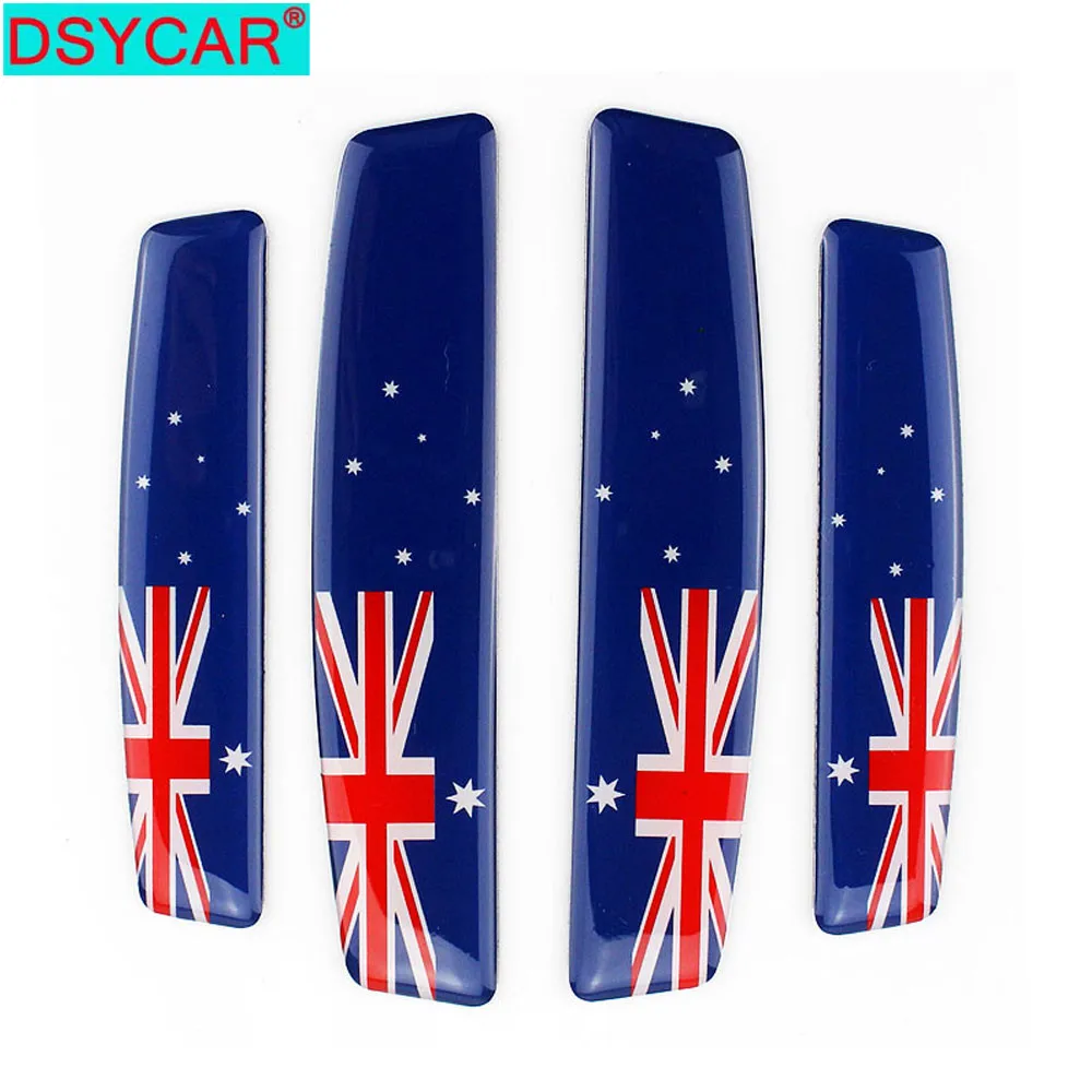 DSYCAR 4 шт./комплект Защитные щитки для края автомобильной двери наклейка с