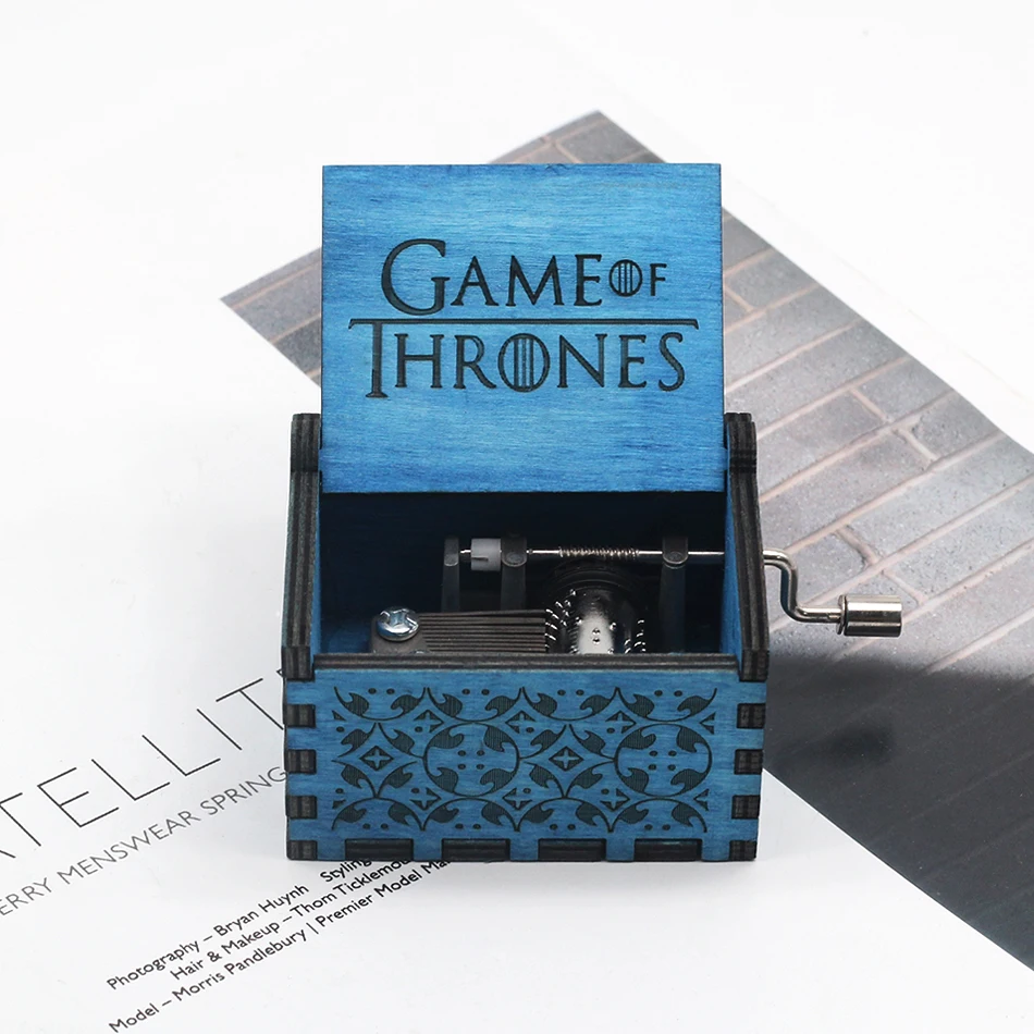 Game Of Thrones Горячая Распродажа,, музыкальная шкатулка Звездные войны, Крестный отец, Радужный замок в небесах, Рождественский подарок - Цвет: Game Of Thrones