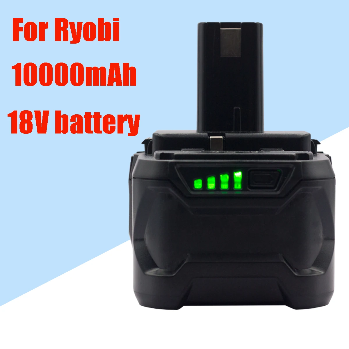 

SaiKeung 18V10000mAh Li-ion battery 100% Compatible with Ryobi Power Tools BPL1820 P108 P109 P106 P105 P104 P103 RB18L50 RB18L4