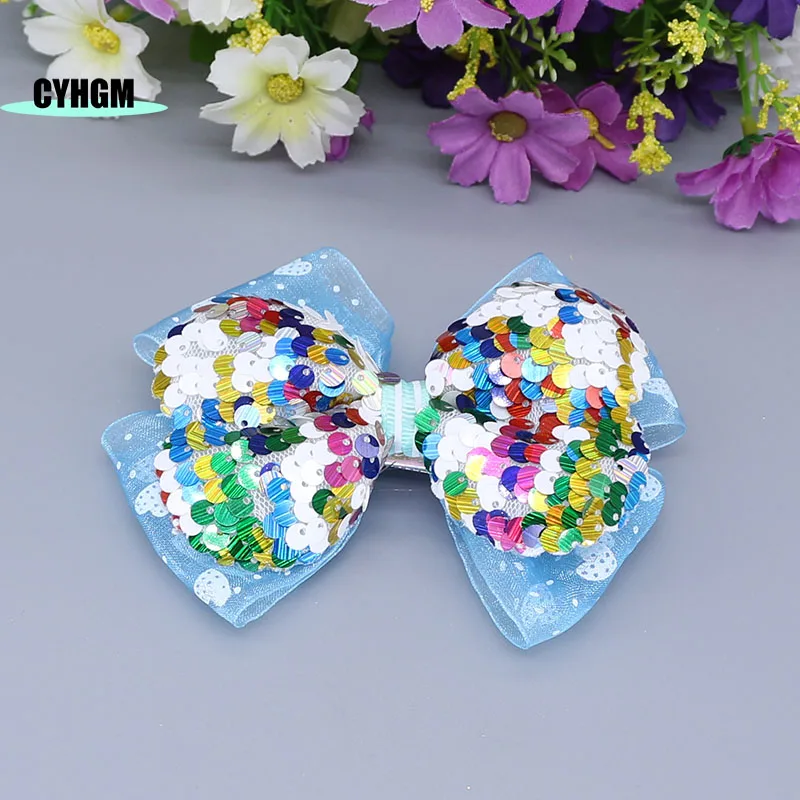 Модные новые Ленточные заколки для волос девочек шелковые шпильки милые женские