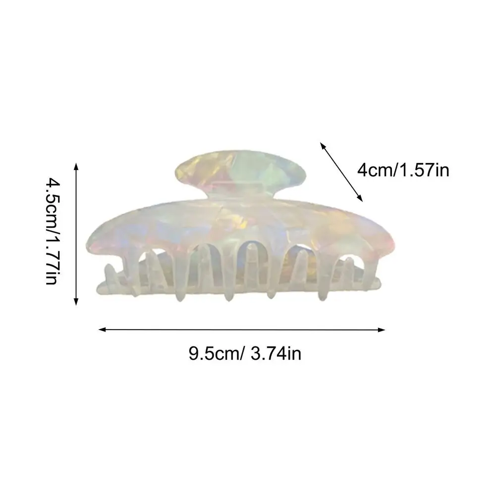 

Women Large Frosted Hair Claw Clip Stylish Grip Pin Teeth Clamp Bath Hair Claw Ponytail Large Hair Clamps Fashion Claw Clip
