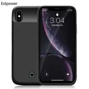 Extpower 5000mAh Slim Plating shockproof Battery Charger Case For iPhone XR XsMax Rechargeable Power Bank For iPhone X XS case