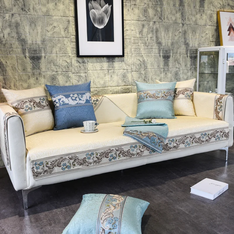 Классический чехол для дивана противогрязный Противоскользящий пылезащитный