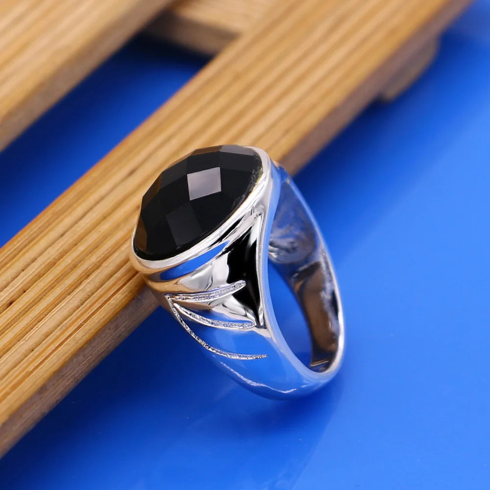 Модное и индивидуальное кольцо простого дизайна однотонное серебряное 925 пробы