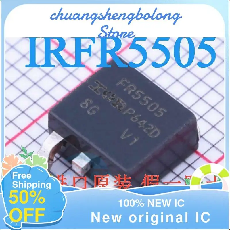 

10-200PCS IRFR5505 IRFR5505TR IRFR5505TRPBF New original IC