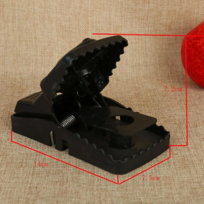 

1pc Kitchen Reusable Plastic Rat Catching Mouse Traps Killer Pest Control Snap