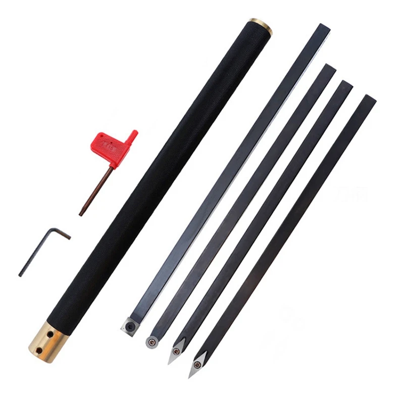 

5 шт./набор токарный станок по дереву резец сменные лезвия из карбида вольфрама наконечник токарный инструмент вставка резак деревообрабат...