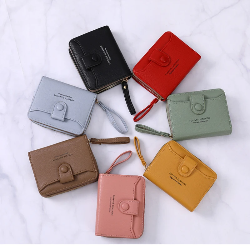 

Женский кошелек для монет, женские кошельки для бренда, Женский однотонный Роскошный дизайнерский кошелек, держатель для карт, простые боль...