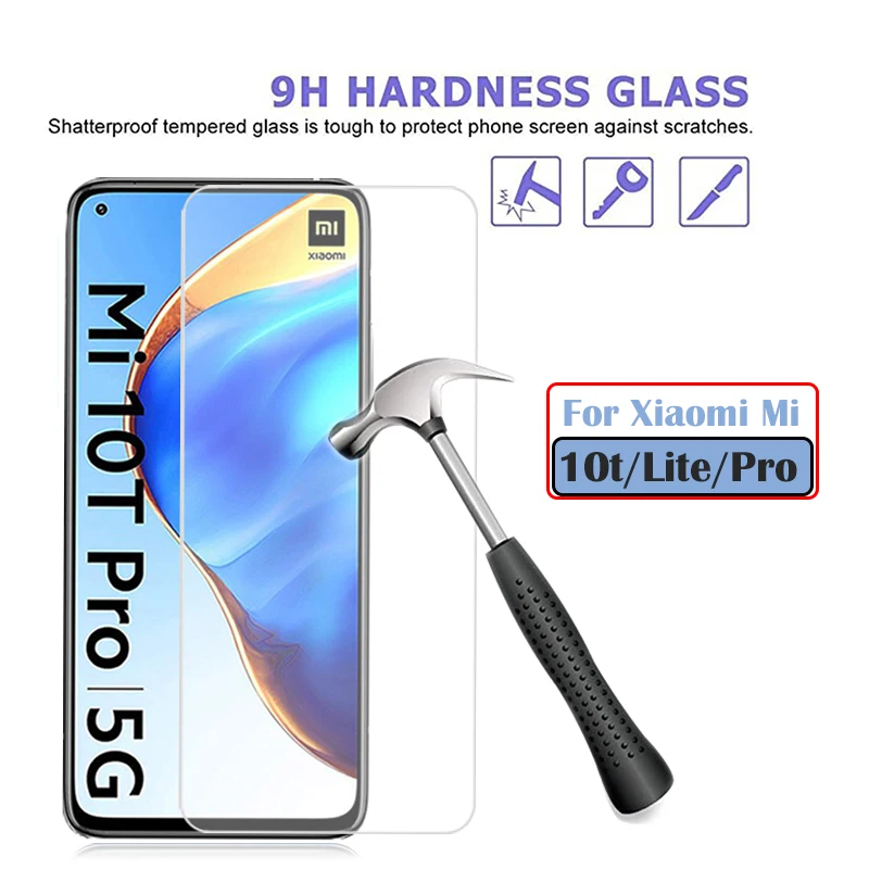 

Screenprotector For Xiaomi Mi 10 T Lite Tempered Glass mi 10t pro 5g Screen Protector for xiaomi 10t lite 10lite Protective Film