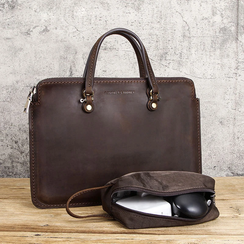 Сумка из натуральной кожи портфель для ноутбука MacBook Pro Air 13 3 &quot сумка Dell XPS HP Surface