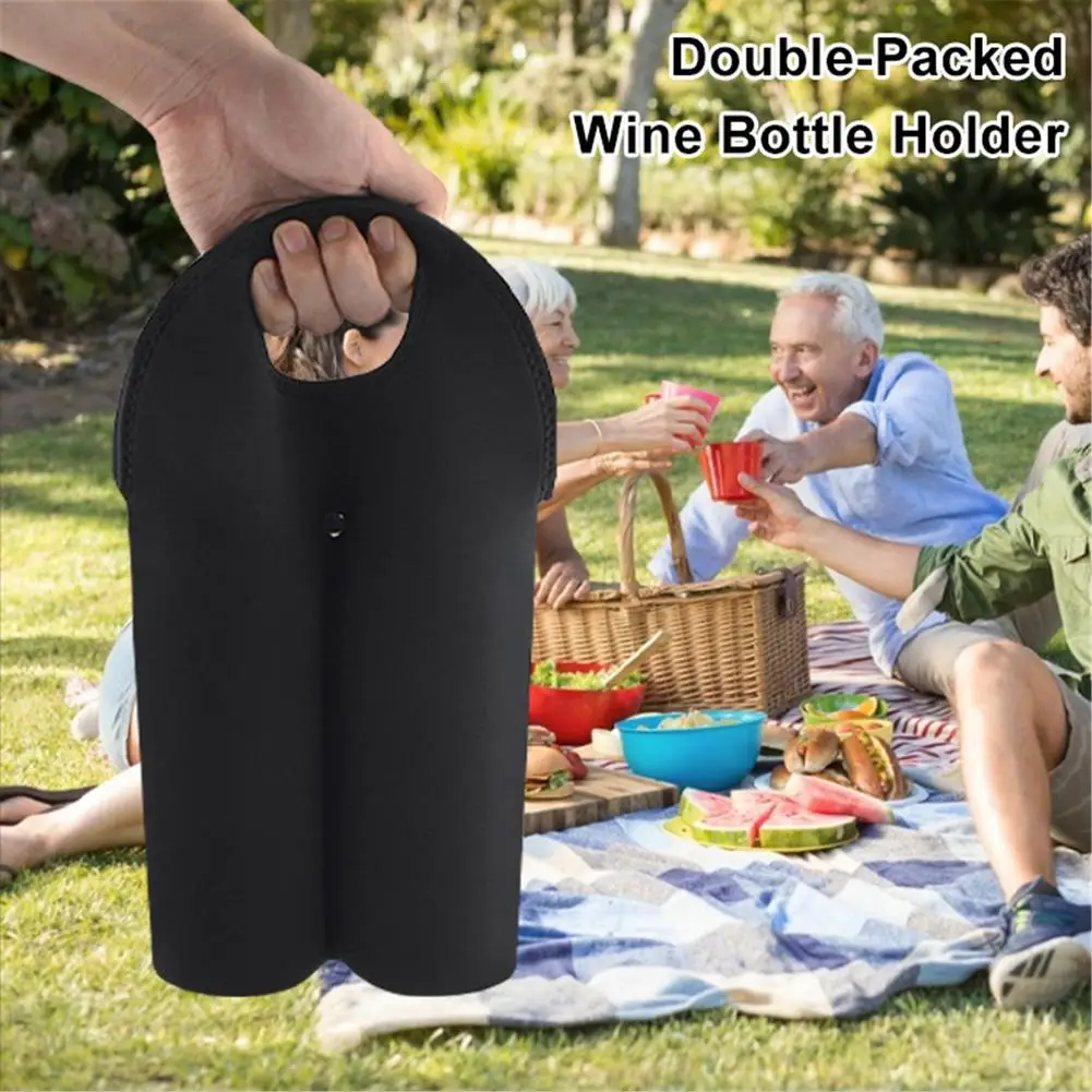 Держатель для бутылки с красным вином удерживает две вина защита от протекания