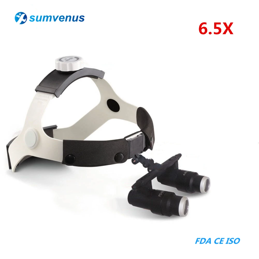 6.5X Medical Dental Headband Binocular Magnifier Kepler EXamination High Dentistry Surgical Glasses Loupes