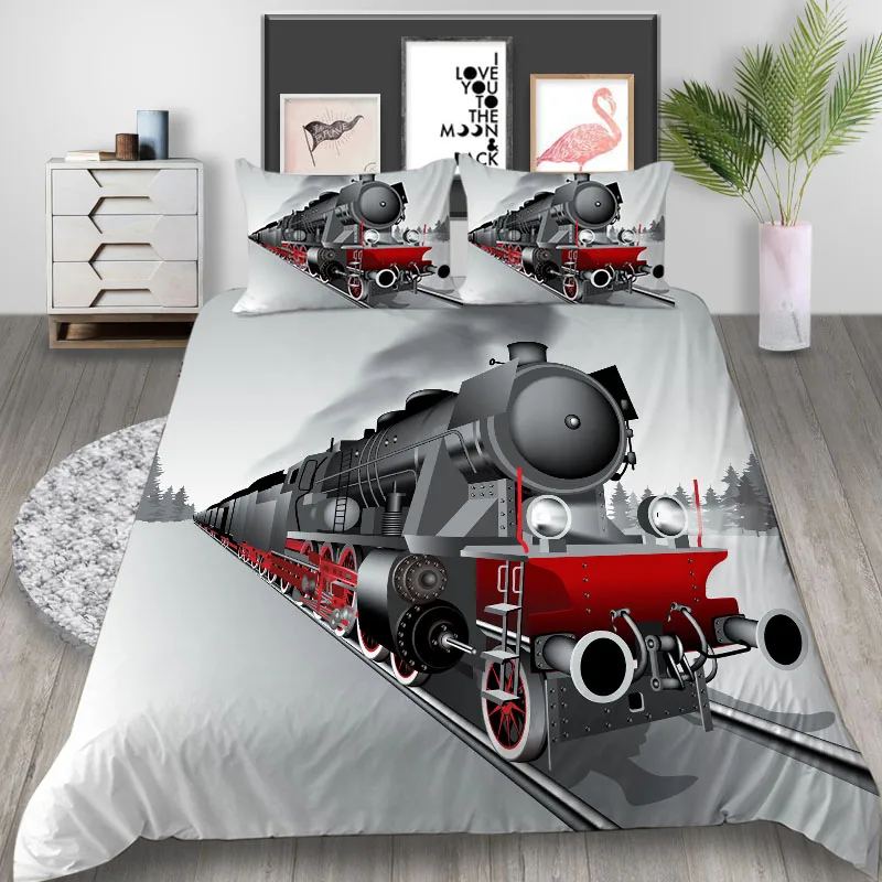 Комплект постельного белья для мальчиков пододеяльник серого цвета Королевский