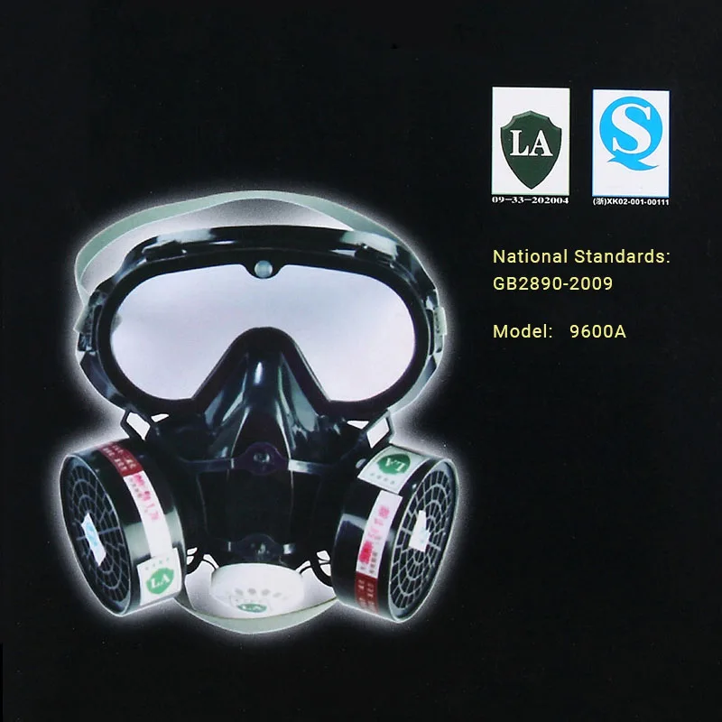 9600A лицевая часть респиратор распыление для полного лица противогаз маска рта с