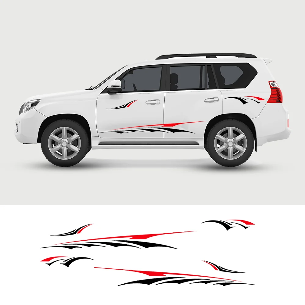 

Universal Side Skirt Car Door Sticker Decal Automobiles Auto Accessories