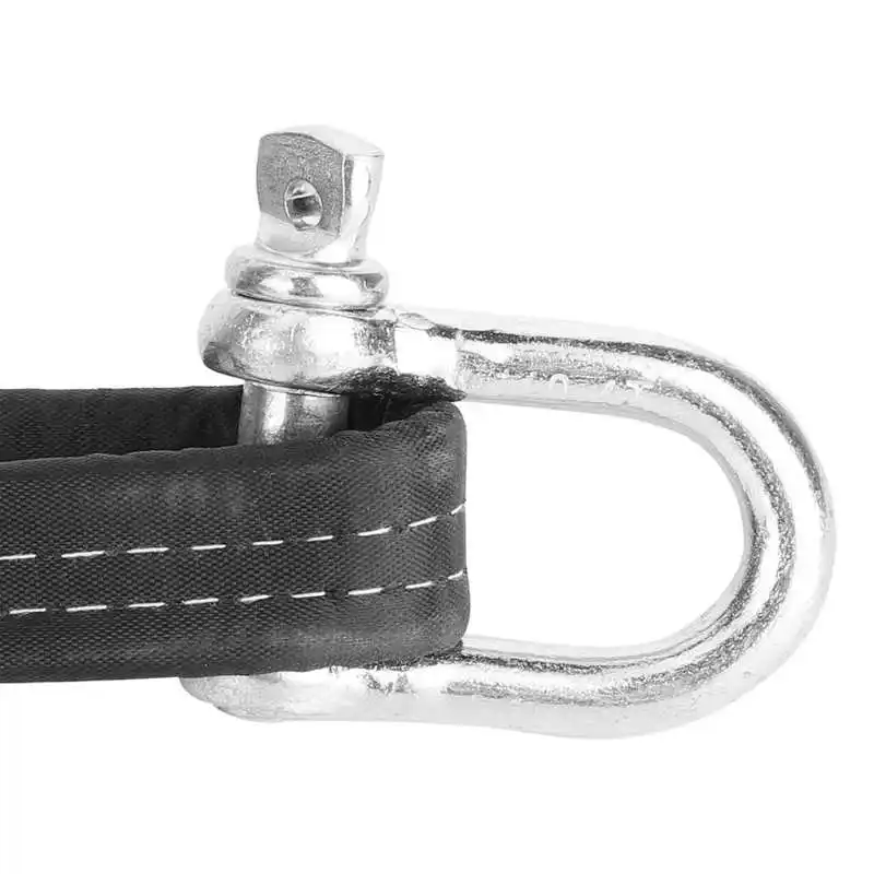 

Car tools car accessories 5m/16.4ft Recovery Tow Strap Kit 8Tons Break Strength Winch Tie Down Rope Winch Rings Set with