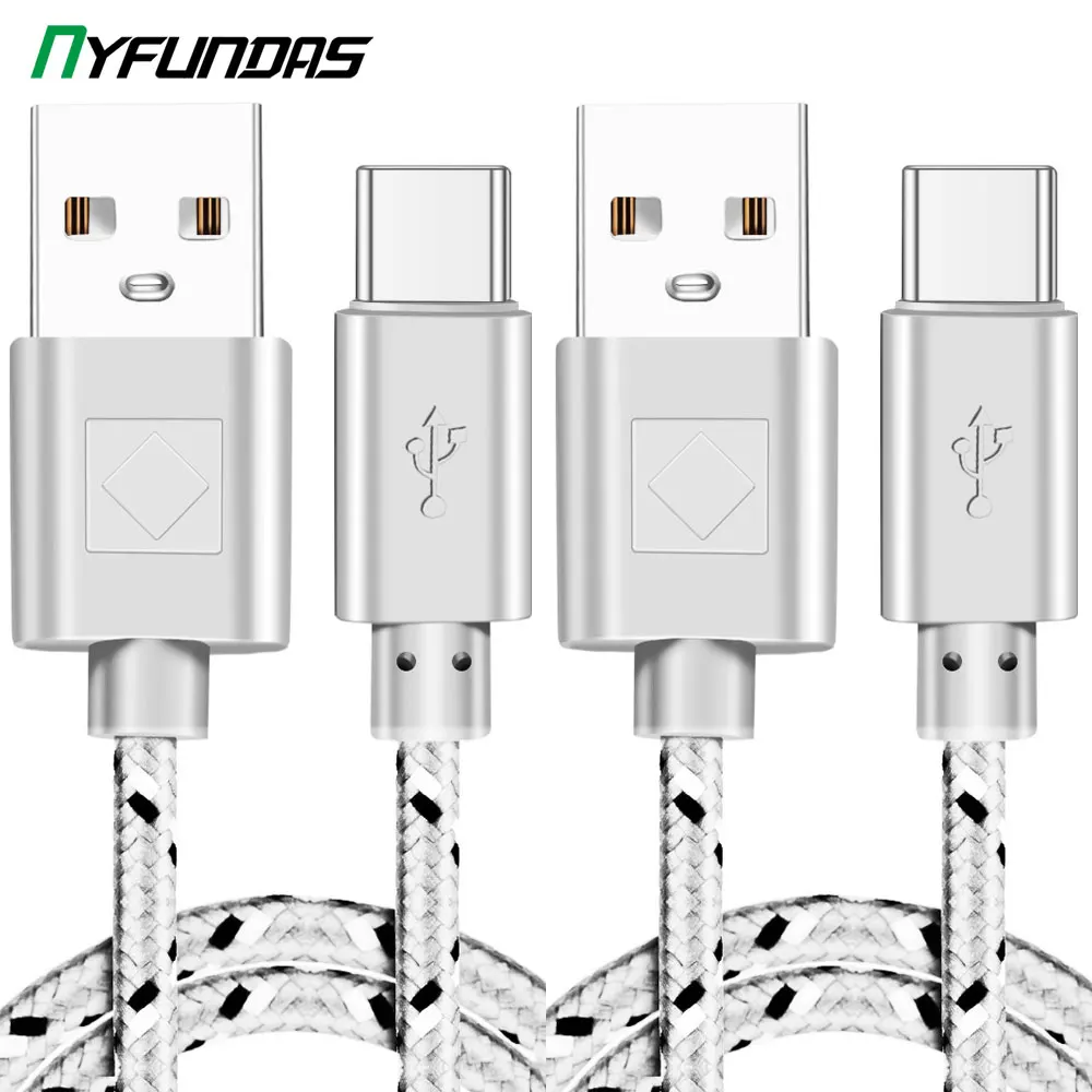 Нейлоновый Micro USB Type C зарядный кабель для Xiaomi Huawei Samsung Oneplus One Plus Быстрая зарядка USBC